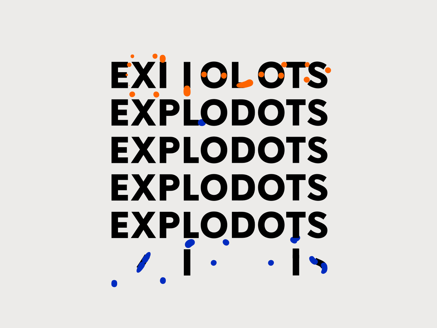 Explodots